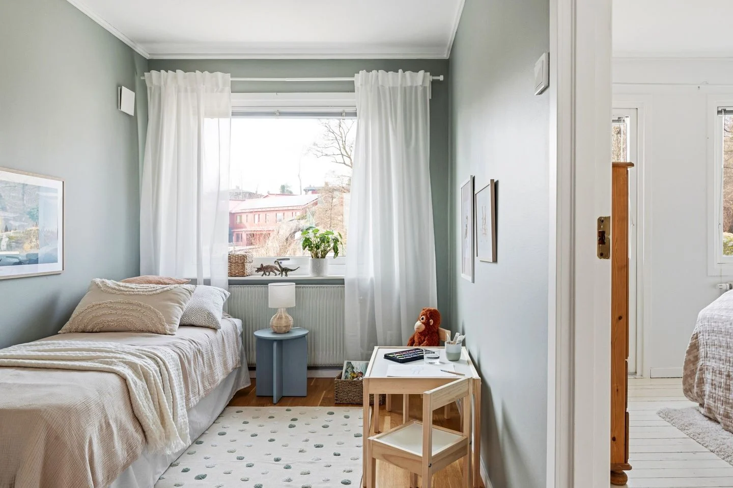 Homestyling Göteborg – 50-tals radhus sovrum